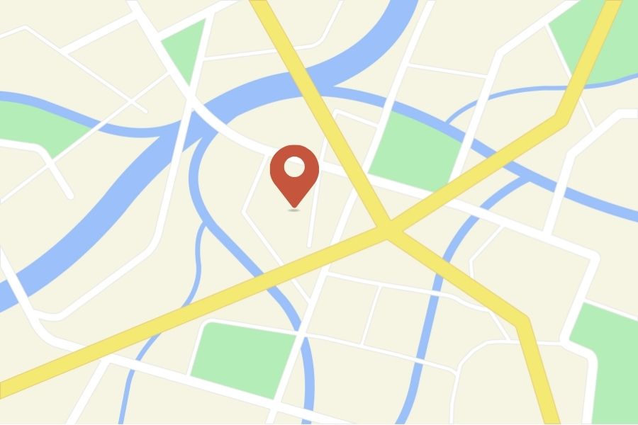 Mapa sídla poradny